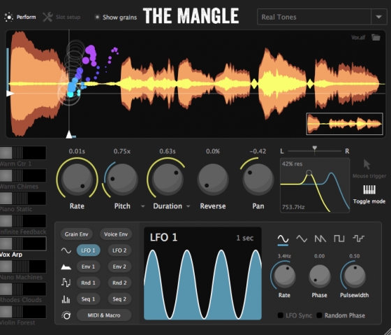 The Mangle Granular Synth/Sampler WiN/MAC